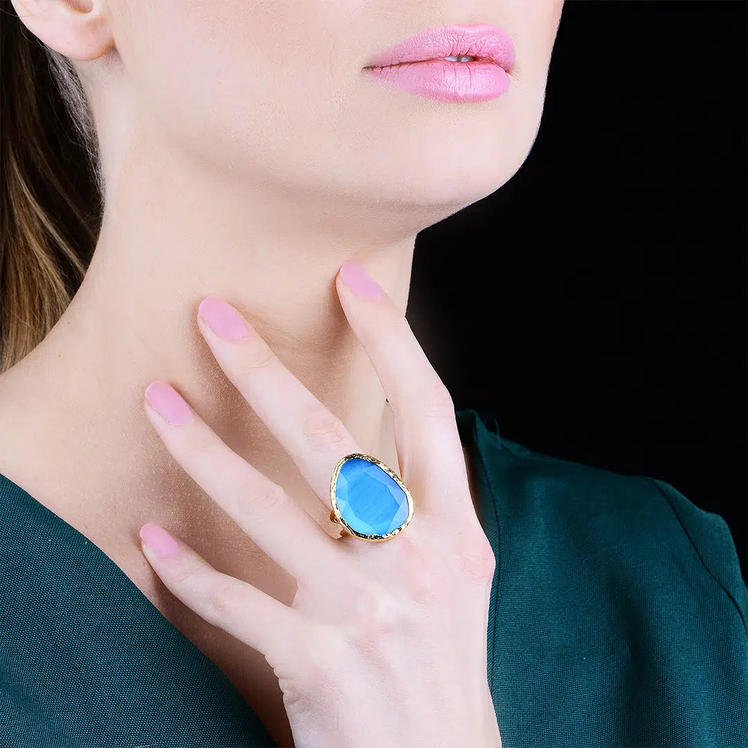 Funky-Cut-Large-Blue-Cats-Eye-Ring-model