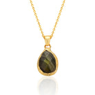 Aurora Veil Labradorite Stone Necklace