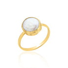 Circle Shape Pearl Ring