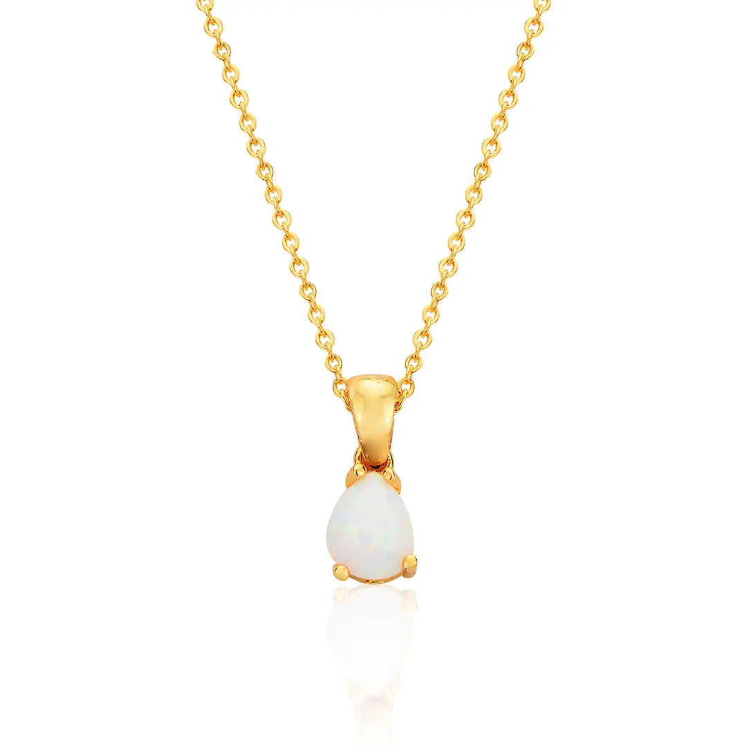 Lily Pearl Opal Stone Necklace