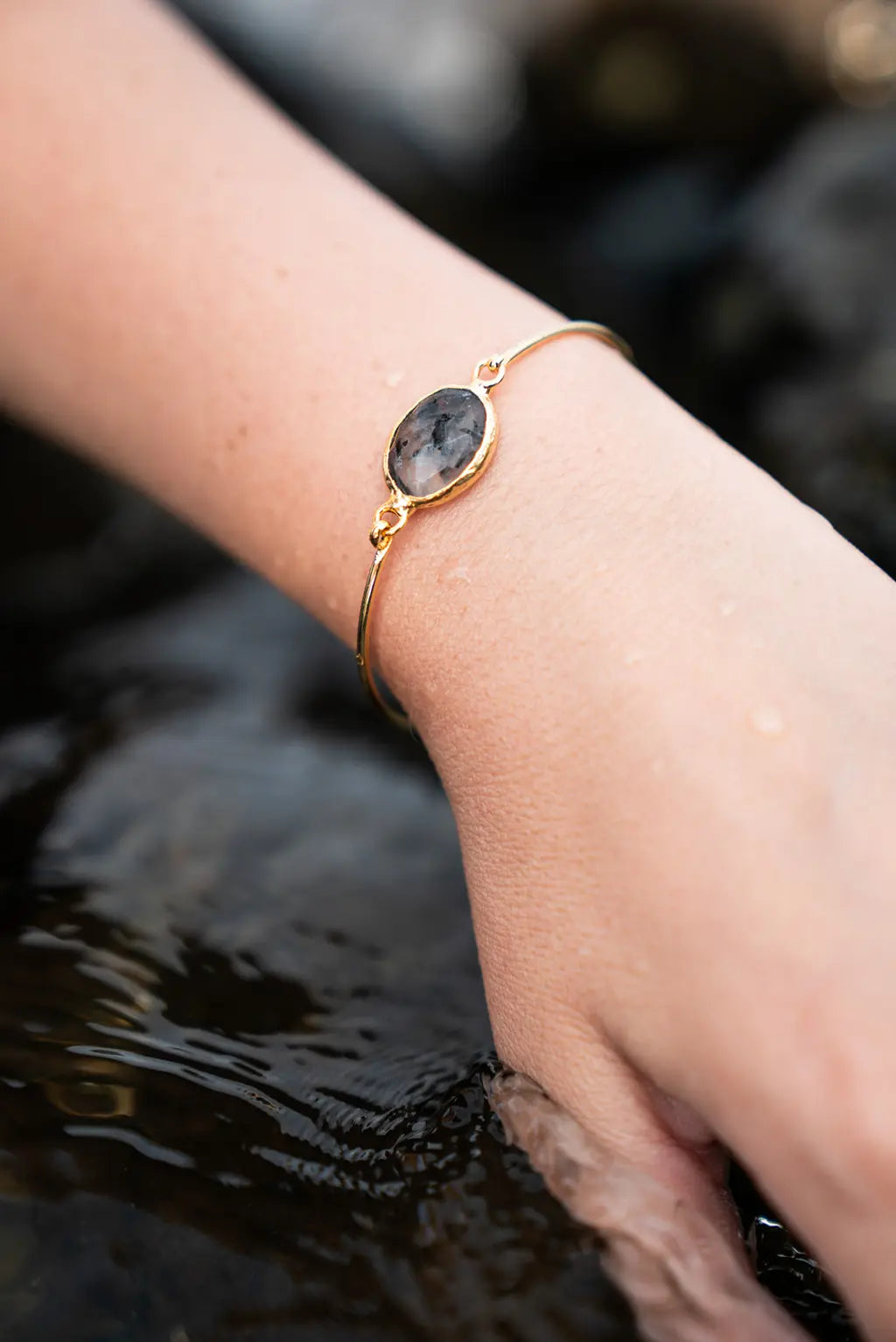 Rutile Quartz Stone Bracelet For Women