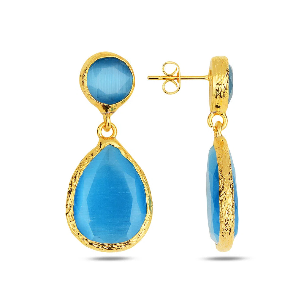 Double-Stone-Earrings-with-Blue-Cats-Eye