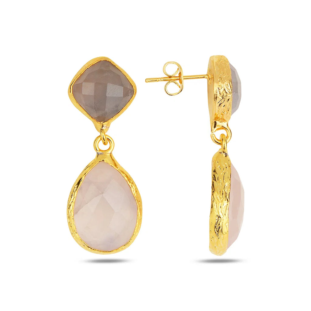 Double-Stone-Earrings-with-Rose-Quartz