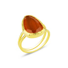 Funky-Cut-Orange-Cats-Eye-Ring