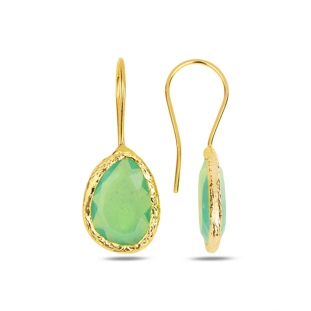 Funky-Shape-Pistachio-Green-Sparkling-Jade-earrings