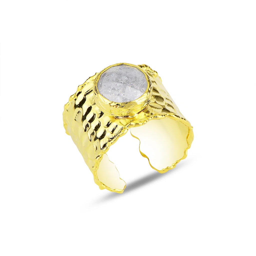 White-Sparkling-Jade-Circle-Shape-Stone-Ring