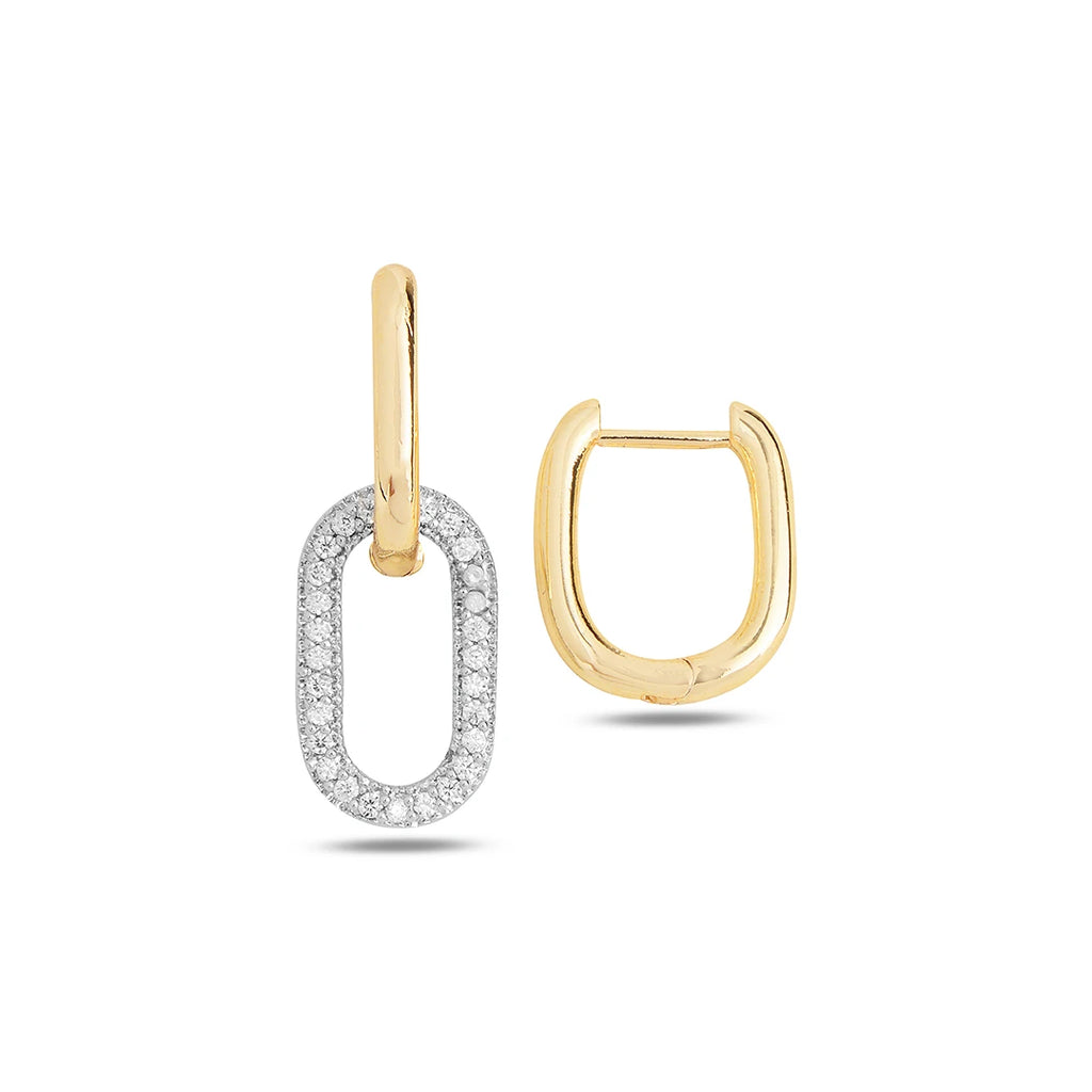 Hoop-Earrings-with-Silver-Plated-Cubic-Zirconia