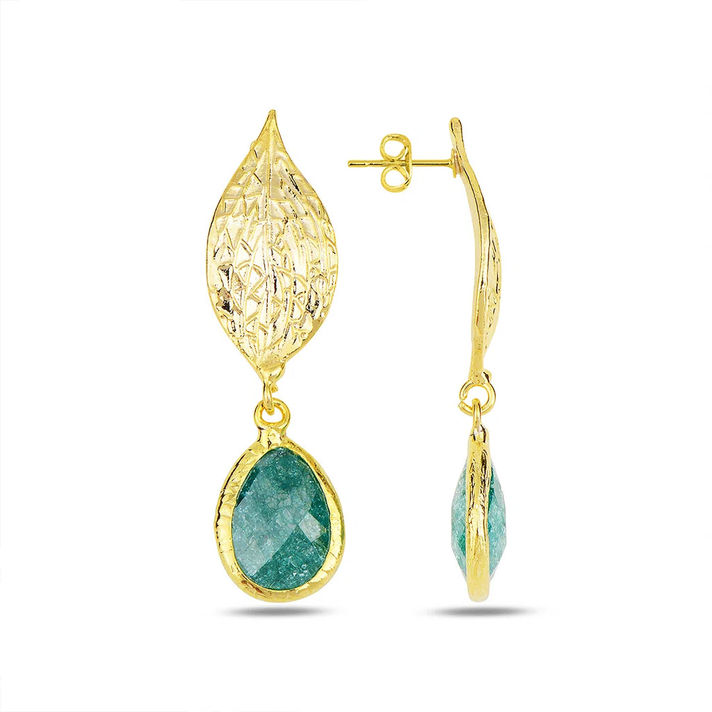 Stylish-women-gold-brass-earrings