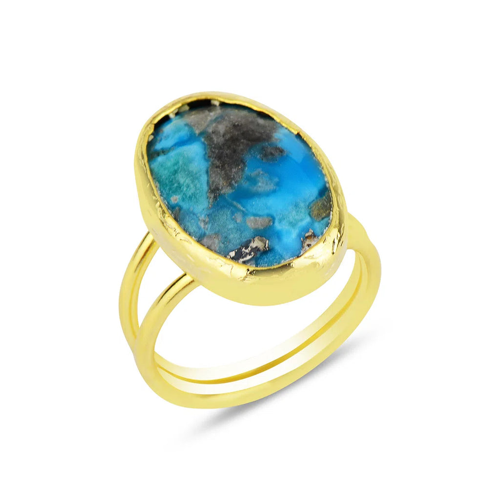 Oval-Shape-Turquoise-Stone-Ring
