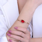 Gold-Plated-On-Brass-bracelets-red